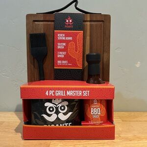 NEW 4 Piece Grill Master Gift Set Made By Picante